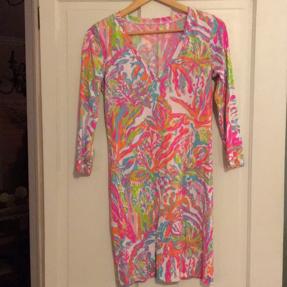 NWOT Lilly Pulitzer Juliet Dress: Scuba to Cuba